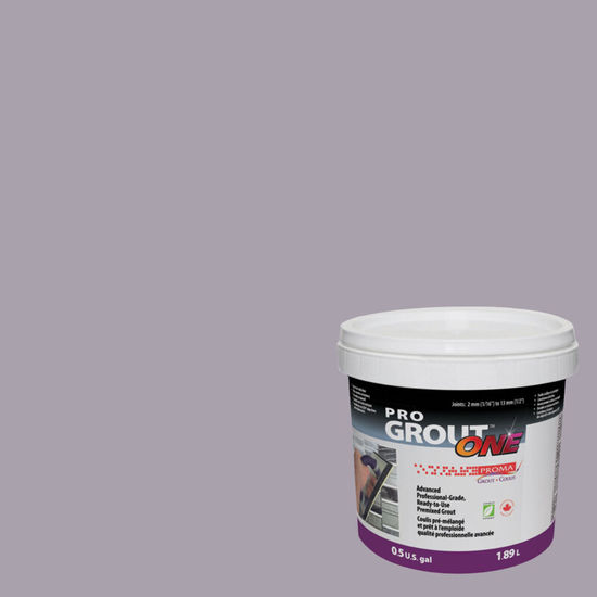 Premixed Grout Pro Grout One #1 Silver 0.5 gal