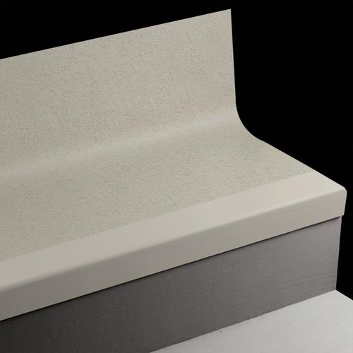 Johnsonite - Angle Fit Rubber Stair Tread with Integrated Riser Rice ...