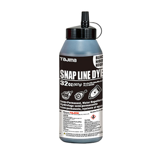Snap Line Dye Craie de marquage permanent ultra-fine - 32 oz. Black