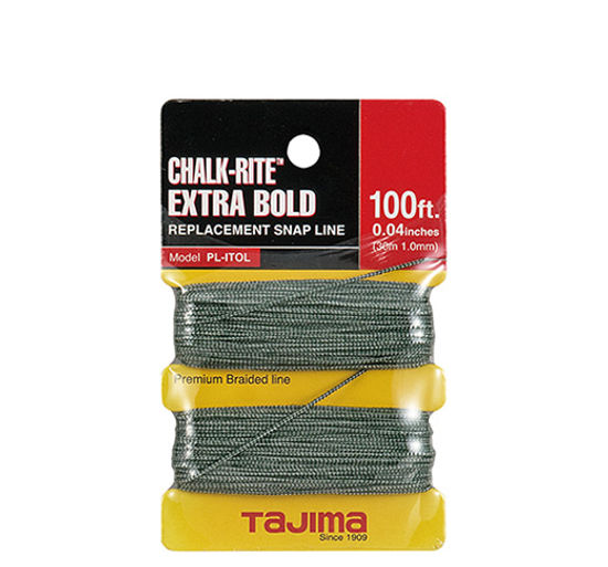 Chalk-Rite Extra Bold braided line 1.0mm x 30m/100ft