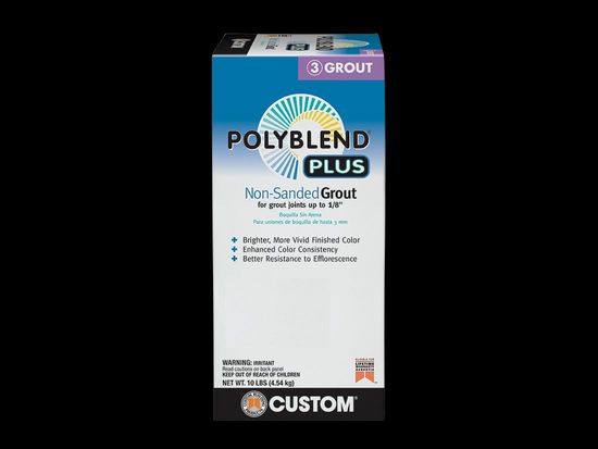 Custom Building Products Polyblend Plus #640 Arctic White 10 lb. Unsanded Grout