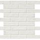 Floor Tiles Brickstone White Matte 2" x 10"