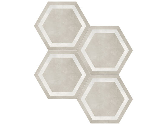 Floor Tile Form Sand Matte 7" x 7-3/4"
