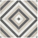 Plancher de céramique Form Sand Diamond Mat 7-3/4" x 7-3/4"