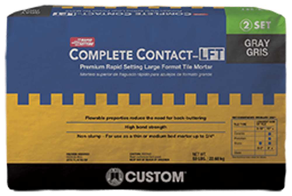 Custom Building Products Large Format Tile Mortar Premium Rapid Setting ...