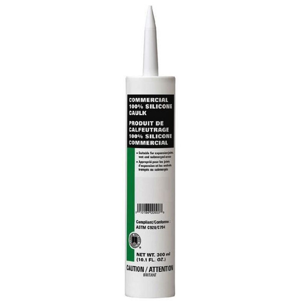 Custom Building Products Silicone Sealant #386 Oyster Gray 300 ml (CCSC386)