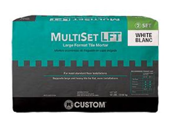 Large Format Tile Mortar MultiSet-LFT White 50 lb