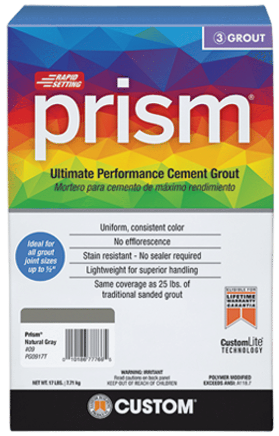 Coulis sablé Prism Couleur constante #145 Light Smoke 17 lb