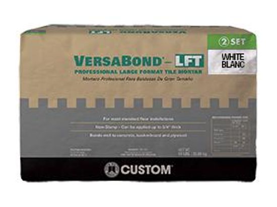 Large Format Tile Mortar VersaBond-LFT Professional White 50 lb
