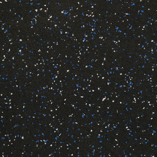 Tuiles de caoutchouc Recoil Carrée #378 Cobalt Light Gray 10% de flocons 36" x 36" - 12.5 mm