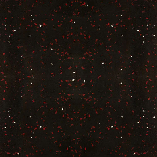 Tuiles en caoutchouc Tuflex Titan Square #970 Crimson 27" x 27" - 9.5 mm