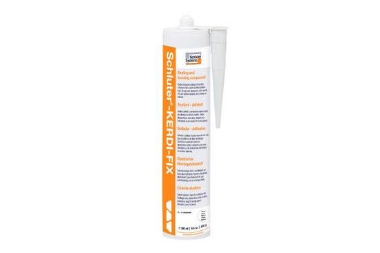 KERDI-FIX Sealing and Bonding Compound Bright White 290 ml