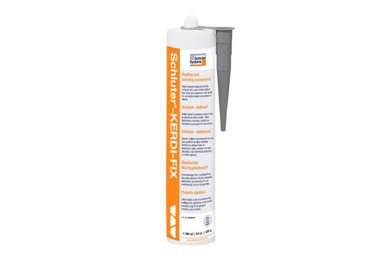KERDI-FIX Sealing and Bonding Compound Grey 290 ml