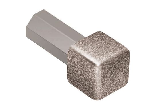 QUADEC In/Out Corner 90° - Aluminum Stone Grey 1/2" (12.5 mm) 