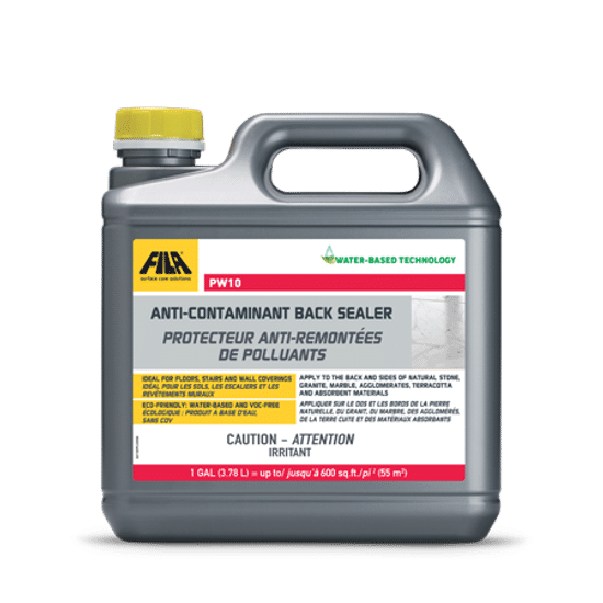 Anti-Contaminant Back Sealer PW10 for Natural Stones 3.78 L