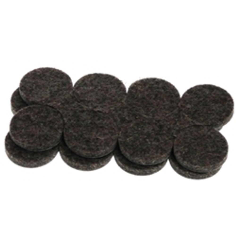 Scotch 16-Pack 3/4-in Brown Round Felt Furniture Pads in the Felt Pads  department at