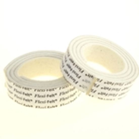 Industrial Strenght Adhesive White Felt Strips 1" x 36"