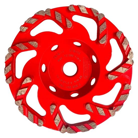 Diamond Segmented Rim Cup Wheel 4-1/2" for Concrete