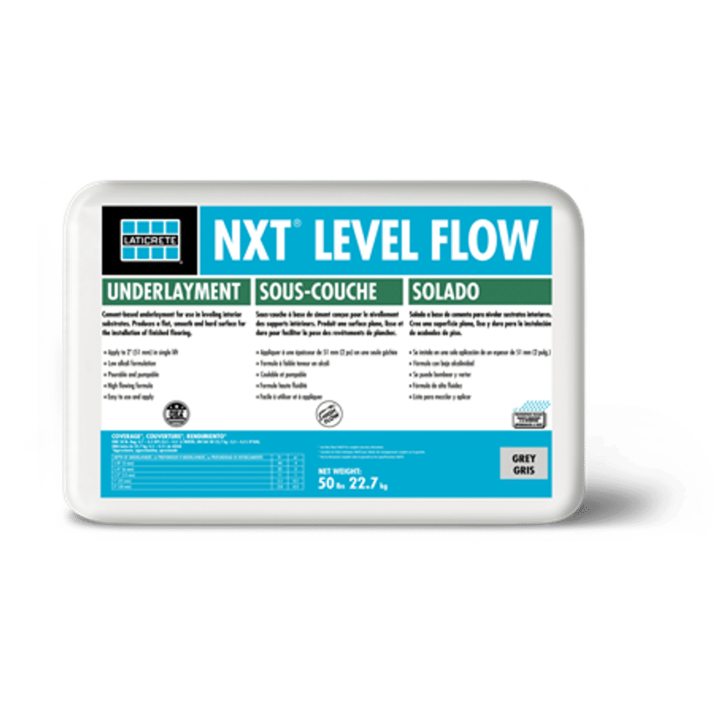 Laticrete NXT Level Flow SelfLeveling CementBased Underlayment Grey