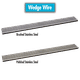 Hydro Ban Grille de drain linéaire avec design Wedge Wire acier inoxydable brossé 36"