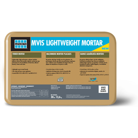 MVIS Mortier léger blanc 30 lb