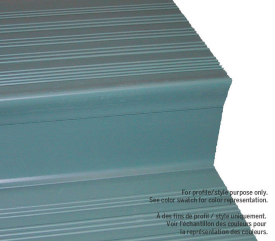 Vinyl Stair Riser Coil Grey Beige #009 7 1/2" x 60'