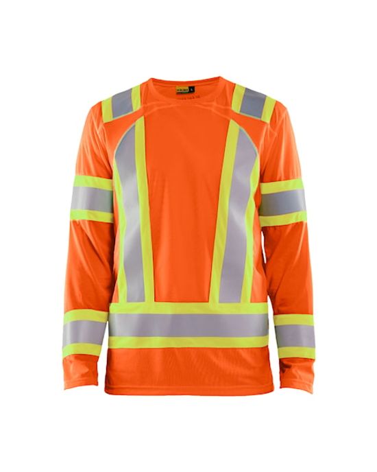Long Sleeve T-Shirt High Visibility Orange Size XL