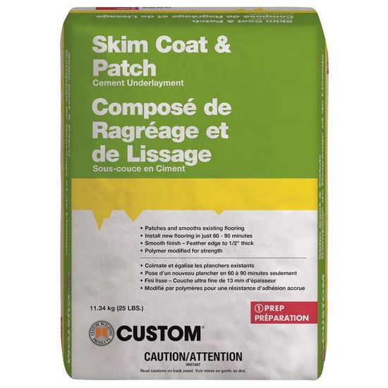 Cement Underlayment Skim Coat & Patch 25 lb