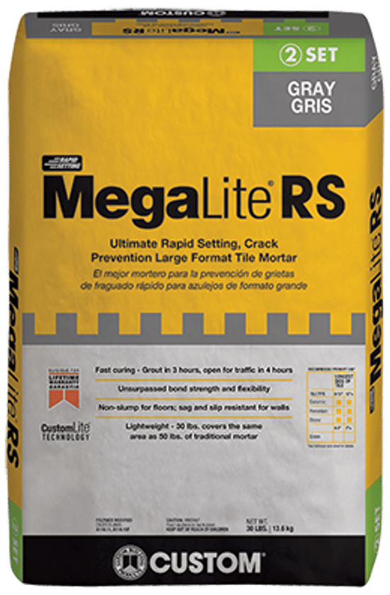 Custom Building Products MegaLite 30 lb. White Rapid Setting Crack Prevention Mortar