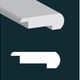 Vinyl Evolution Magma XL Series Helka Stair Nose 94-1/2"