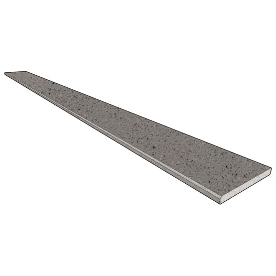 Seuil de douche & bord de niche en pierre artificielle Atlantic Grey 1-1/2" x 36"
