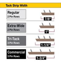 7/8 In. x 4 Ft. Concrete Carpet Tackstrip - CHC Home Center