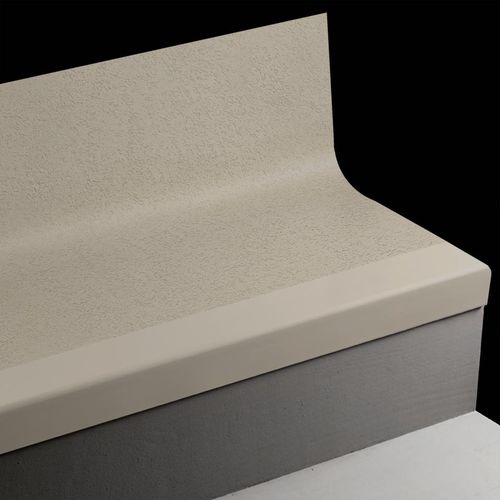 Johnsonite - Angle Fit Rubber Stair Tread with Integrated Riser Rice ...