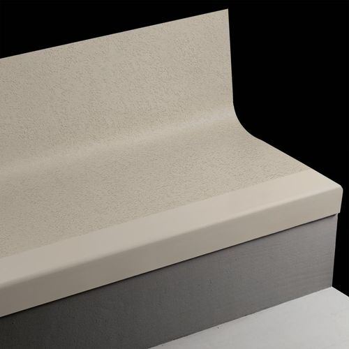 Johnsonite - Angle Fit Rubber Stair Tread with Integrated Riser Rice ...