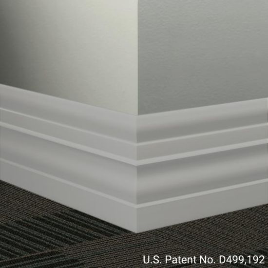 Millwork Contoured Wall Base #TA5 Colonial Grey Attaché 6" x 8' (Pack of 8)