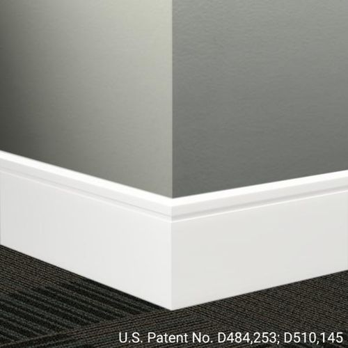 Johnsonite Millwork Contoured Wall Base 00 Unfinished Reveal 41/4