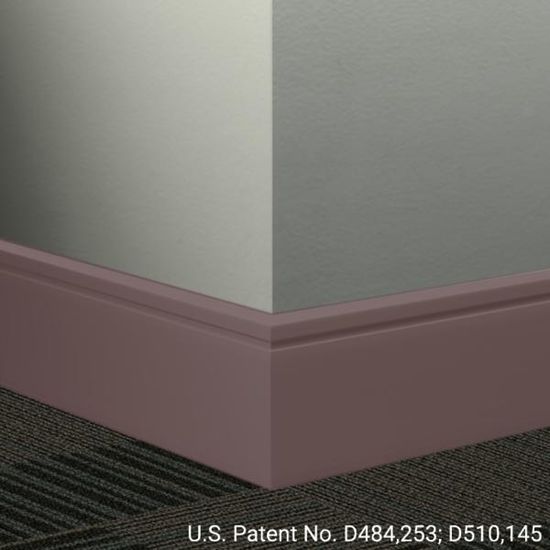 Millwork Contoured Wall Base #85 Burgundy Reveal 4-1/4" x 8' (Pack of 8)