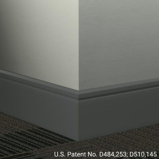 Millwork Contoured Wall Base #82 Black Pearl Reveal 4-1/4" x 8' (Pack of 4)