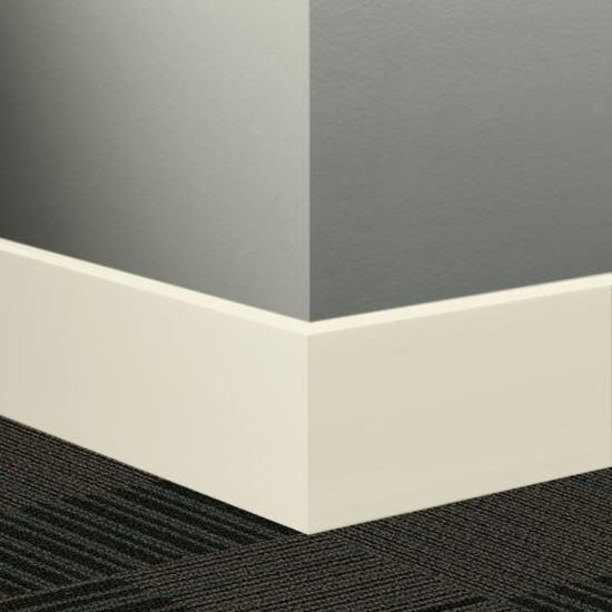 Millwork Contoured Wall Base #77 White Pearl Mandalay 2-1/2" x 8' (Pack of 5)