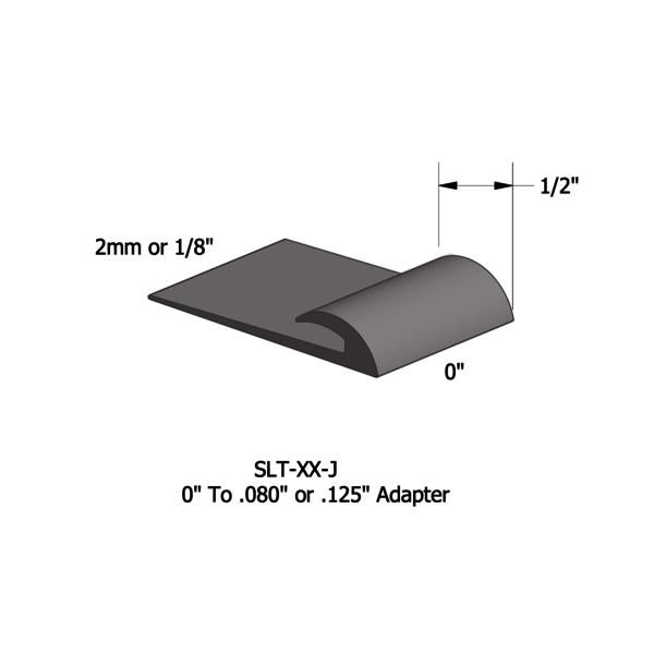 Johnsonite - Vinyl Slim Line Transitions #47 Brown 1/16" Or 1/8 ...