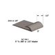 Vinyle Slim Line Transitions #80 Fawn 1/16" ou 1/8" material to subfloor avec contour edge 1/2" x 12'