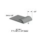 Vinyle Slim Line Transitions #38 Pewter 1/16" ou 1/8" material to subfloor avec contour edge 1/2" x 12'