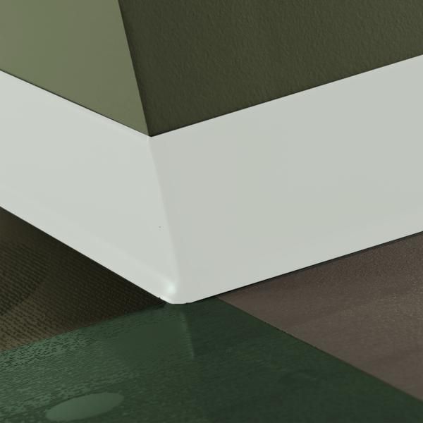 Johnsonite - Traditional Vinyl #TG1 Snowbound Wallbase 6