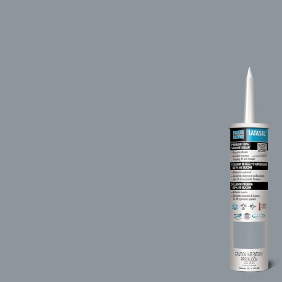 91 Slate Gray Latasil Silicone Sealant