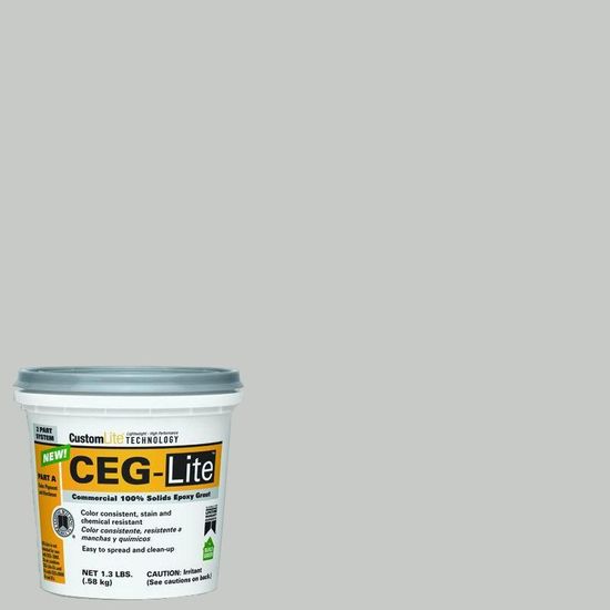 Epoxy Grout 100% Solids Commercial Part A Ceg-Lite #544 Rolling Fog 1.3 lb
