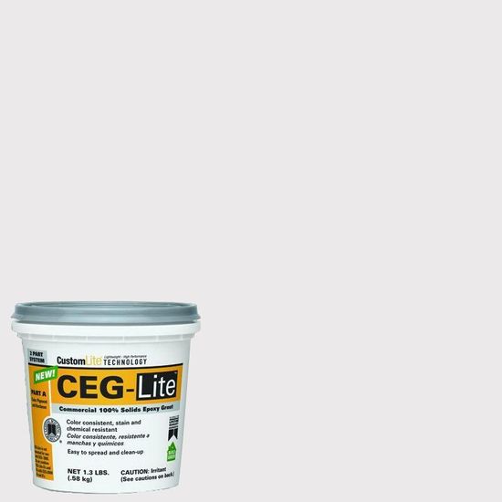 Epoxy Grout 100% Solids Commercial Part A Ceg-Lite #642 Ash 1.3 lb