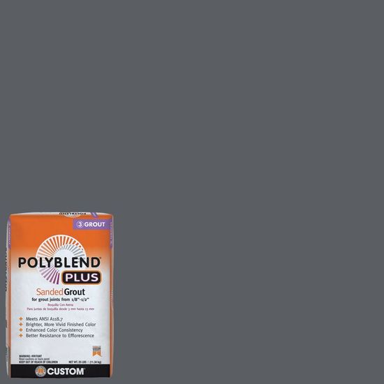 Coulis avec sable PolyBlend Plus #370 Dove Gray 25 lb
