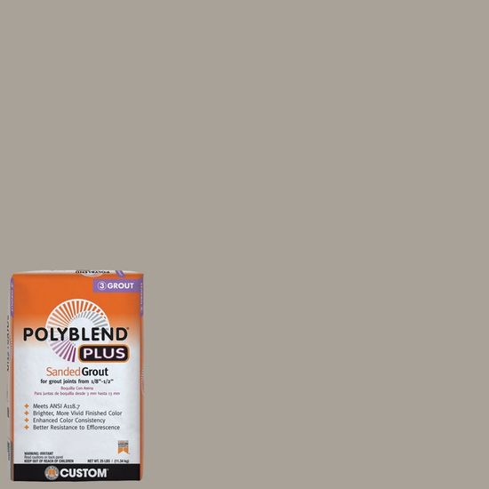 Sanded Grout PolyBlend Plus #543 Driftwood 25 lb