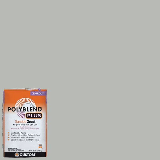 Sanded Grout PolyBlend Plus #546 Cape Gray 25 lb