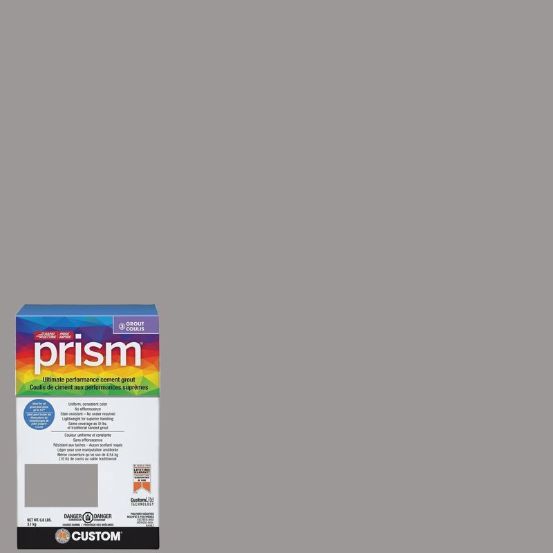 Custom Building Products Prism #165 Delorean Gray 17 lb. Ultimate Performance Rapid Setting Grout